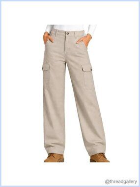 Dickies Relaxed Fit Duck Canvas Cargo Pants Straight Leg Work Utility